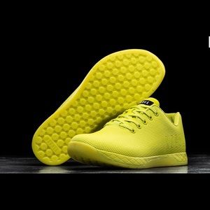Nobull Neon Yellow Trainers - Size 8